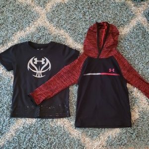 Boys Under Armour 4T shirts